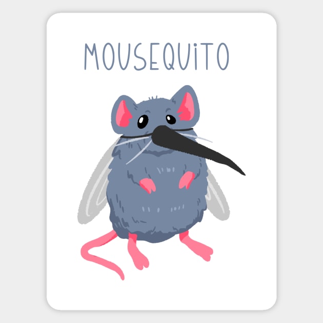 Mousequito Sticker by Irkhamsterstock